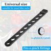 Boao 12 Pieces Bike Rack Strap Bike Wheel Stabilizer Straps Bicycle Rack Cradle Replacement Cycling Rubber Chain Compatible with Thule 534 view 2