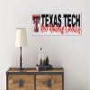 KH Sports Fan Texas Tech Red Raiders 40"x10" Sign with Logo, Multi view 2