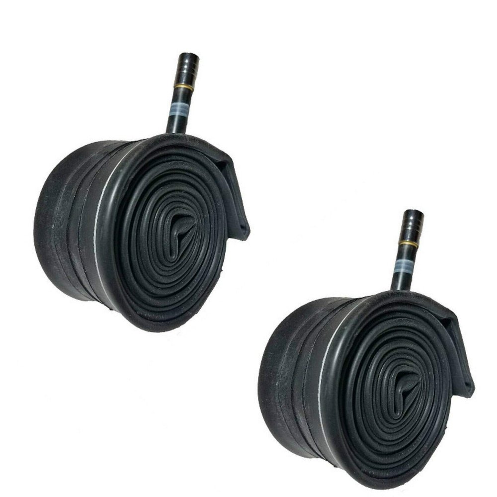20x1.75/1.95/2.125 Inner Tubes Schrader Valve for BMX Bicycle Bike Fits 20x1.75 20x1.95 20x2.125 (with Chrome Caps) 2 Pack