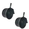 20x1.75/1.95/2.125 Inner Tubes Schrader Valve for BMX Bicycle Bike Fits 20x1.75 20x1.95 20x2.125 (with Chrome Caps) 2 Pack view 1