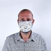 Pyramid International Friends (Phrases) Face Covering, White, One Size view 4