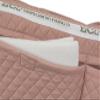 ECP Equine Comfort Products Contoured Correction Dressage Saddle Pad with Adjustable Memory Foam Shims, Quilted Poly-Cotton Design, Pressure Relief for Horses with Swayback or Muscle Loss, Pale Peach view 4