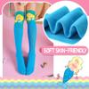 ANTSANG Kids Girls Knee High Socks Long Boot Crazy Silly Fun Gift Cute Tall Animal Socks for Child 6 Pairs Stocking Stuffers Gifts for 10 Year Old Girls Birthday Gifts Ideas(Mermaid Animals) view 3