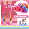 ANTSANG Kids Girls Knee High Socks Long Boot Crazy Silly Fun Gift Cute Tall Animal Socks for Child 6 Pairs Stocking Stuffers Gifts for 10 Year Old Girls Birthday Gifts Ideas(Fat Unicorn) view 2