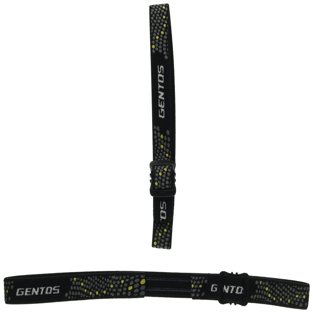 GENTOS SB-225 Large Silicone Applicator Headband for 25mm Width, Black, Crown of Head, 25mm Width x 400mm Length