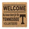 KH Sports Fan Tennessee Volunteers Welcome Coir Doormat, 18x30 Inches, Volunteers Outdoor Rug; Display Your Team Spirit with This Unique Tennessee Volunteers Doormat view 1