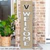 KH Sports Fan Vanderbilt Commodores Welcome Porch Leaner, 11x46 Inches, Commodores Outdoor Welcome Sign; Display Your Team Spirit with This Vanderbilt Commodores Plaque view 2