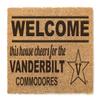 KH Sports Fan Vanderbilt Commodores Welcome Coir Doormat, 18x30 Inches, Commodores Outdoor Rug; Display Your Team Spirit with This Unique Vanderbilt Commodores Doormat view 1