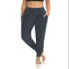 DIBAOLONG Womens Yoga Joggers Loose Workout Sweat Pants Comfy Lounge Pants with Pockets Deep Gray M view 1