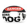 Battle Sports Oxygen Football Mouthguard - Football Mouth Guard with Strap, Superior Airflow & Better Performance, Maximum Breathability, Works with Braces - Beware of Dog/Black