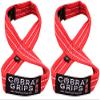 Deadlift Straps Figure 8 Loop Lifting Straps The #1 Choice for Power Lifters weightlifters workout Enthusiasts (Red, 80 cm 8.0"+ And Up Wrist Circumference) view 1