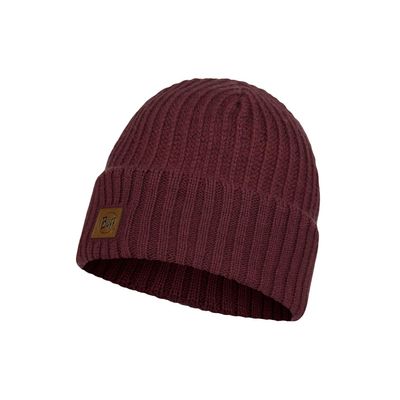 Original Buff Unisex_Adult Knitted Hat Rutger Maroon Beret, Azul, One Size