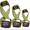 Deadlift Straps Figure 8 Loop Lifting Straps The #1 Choice for Power Lifters weightlifters workout Enthusiasts (Green, 70 cm Up to 8.0" Wrist Circumference) view 3