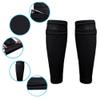 Cosmos 2 Pairs Shin Guard Sleeves Soccer Guard Sleeves for Soccer Sports, Black Color view 4
