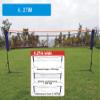 APOE Portable Badminton Net for Kids and Adults, Easy Set Net for Tennis and Badminton for Outdoor and Backyards with Carry Bag, Great for Camping Trips, 3.1m/4.27m/5.18m view 3