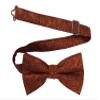 Spencer J's Mens and Boys Pre-Tied Bowtie Large Variety of Colors (Paisley Burnt Orange, Boys (Age 0-7)) view 1