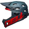 Bell Super DH MIPS Adult Mountain Bike Helmet - Matte Blue/Crimson (2022), Large (58-62 cm) view 1
