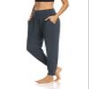 DIBAOLONG Womens Yoga Joggers Loose Workout Sweat Pants Comfy Lounge Pants with Pockets Deep Gray S view 2