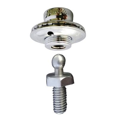 UP100 5 Sets Boat Canvas Snaps Fastener Strong Solution Upper/Lower Part M5 x 10mm Chrome Plated for Boat RV Canvas Canopies Yacht