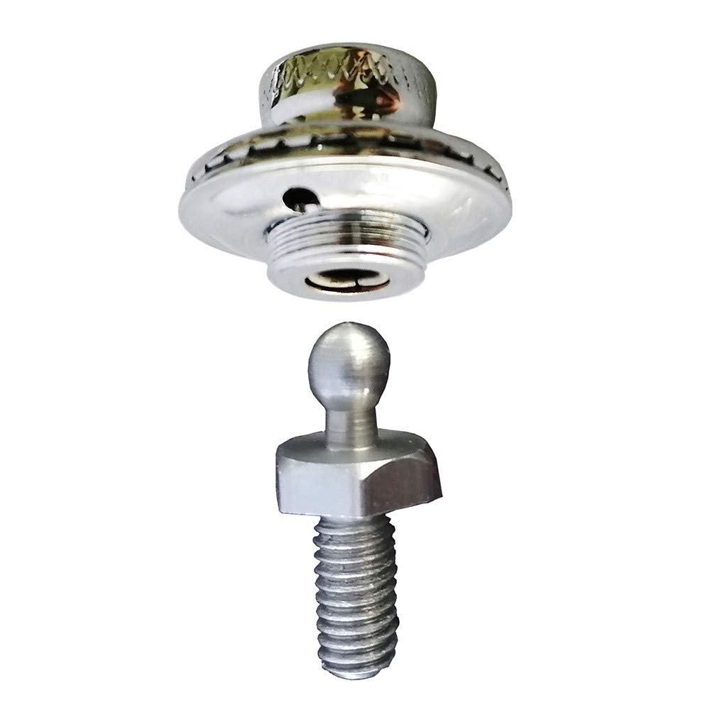 UP100 5 Sets Boat Canvas Snaps Fastener Strong Solution Upper/Lower Part M5 x 10mm Chrome Plated for Boat RV Canvas Canopies Yacht