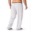 MAGNIVIT Men's Training Pants Summer Sweatpants Open Bottom Jerseys for Men White/Black view 2