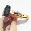 ZSHJGJR Archery Bow Release Aids Compound Bow Release Trigger Thumb 3-Finger Grip Caliper Trigger Automatic for Left Right Hand (Gold) view 3