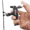 ZSHJGJR Archery Bow Release Aids Compound Bow Release Trigger Thumb 3-Finger Grip Caliper Trigger Automatic for Left Right Hand (Black) view 1