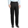 Men's Cozy Hidden Expandable Waist Dress Pants | Premium Stretch Texture Weave Work to Weekend Pant (Black,44W32L) view 2