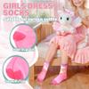 ANTSANG Children Cotton Crew Socks for Girl Boy Kids Toddler Gift Fashion Cute Cartoon Animal Stocking Stuffer Unicorn Socks 6 Pack (Unicorn-I, 5-8 Years Old) view 4