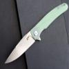 Eafengrow EF957 Folding Knife D2 Steel Blade G10 Handle with Pocket Clip Reliable Locking Mechanism EDC Flipper Knife for Camping Hiking(Jade) view 3