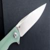 Eafengrow EF957 Folding Knife D2 Steel Blade G10 Handle with Pocket Clip Reliable Locking Mechanism EDC Flipper Knife for Camping Hiking(Jade) view 4