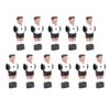 Foosball Player Replacement, Durable Mini Size Table Soccer Set 11-Piece for 55-inch Tables for Home Office Bar Family Party Recreation view 1