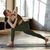 High Waisted Leggings for Women - No See Through Tummy Novelty Workout Yoga Pants with Pockets Reg & Plus Army Green view 2