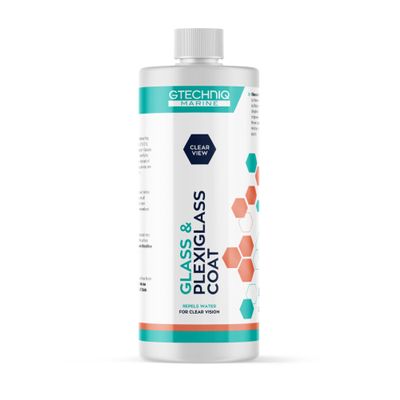 Gtechniq Marine Glass Cleaner for Boats 250ml | Pure Clean Formula Leaves Crystal Clear Finish, Anti-Static, Repels Dust, Smear-Free