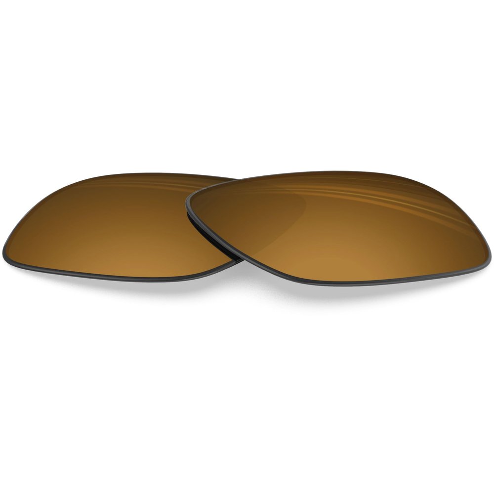 BLAZERBUCK Polycarbonate Polarized Replacement Lenses for Oakley Triggerman Sunglass OO9266 - Pearl Gold AR Coated