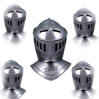 Medieval Knight Close Armor Helmet Tournament Halloween Replica Rustic Vintage Home Decor Gifts
