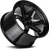 AVID.1 AV-06 Gloss Black 18x8.5 Custom Wheel Fits 5x114 Bolt Pattern with +35 Offset Lightweight Performance Alloy Wheel Aggressive Street Style & Track-Ready Car Accessories view 3
