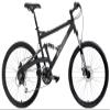 2022 Gravity FSX 2.0 Dual Full Suspension Mountain Bike Disc Brakes Acera Suntour (matt Black/Black Wheels, 19" - fits 5'8" - 6'0") view 1