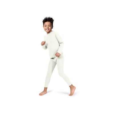 Rocky Thermal Underwear Kids, Boys Thermal Underwear Set Long Johns Thermals Kids Base Layer kid thermals top bottom set Boys Winter Clothes Shirt & Pants, Ski/Extreme Cold (White, X-Large)