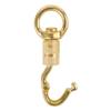 AOWESM Solid Brass Panic Snap 1-1/8 Inch X 4-1/4 Inch Quick Release with Round Swivel and Twist Body (1 Piece) view 2