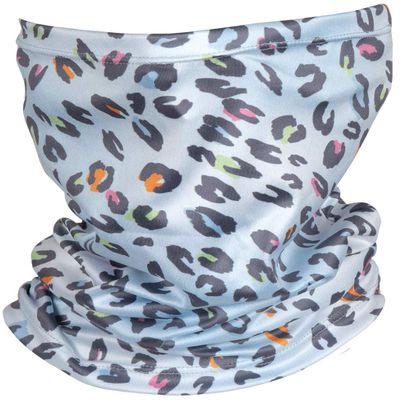 iscream Child's Jungle Cat Gaiter Face Cover for Allergies, Dust and Outdoor Activity
