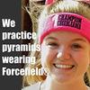 Cheerleading Headgear by Forcefield Red M view 2