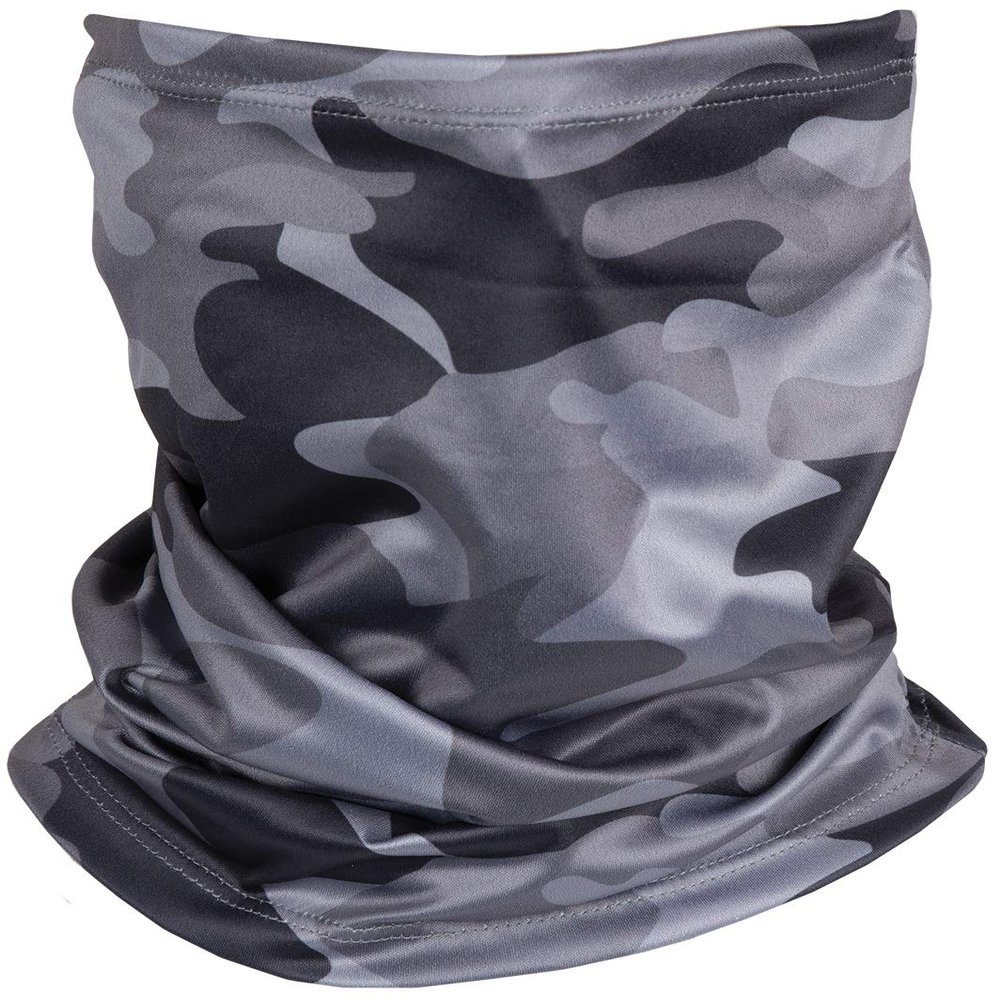 iscream Teen and Adult's Night Fog Camo Gaiter Face Cover for Allergies, Dust and Outdoor Activity