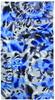 iscream Child's Tie Dye Blues Gaiter Face Cover for Allergies, Dust and Outdoor Activity view 2