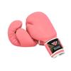 Be Smart Kids Boxing Gloves 4oz 6oz Training Gloves for Children Sparring Boxing Gloves Junior Training Mitts Punch PU Leather MMA Youth (Pink Plain, 6Oz) view 4