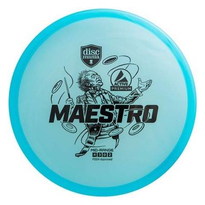 Discmania Active Premium Maestro Mid-Range Golf Disc [Colors May Vary] - 171-175g