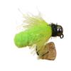 Tungsten Mop Jig Fly Size #10 - Euro Nymph Tied on Hanak Hooks - 6ct Pack (Chartreuse Hook #10) view 1