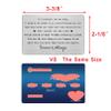 Laluminter Engraved Wallet Card Inserts for Husband Boyfriend Him, Anniversary Metal Gifts, Mini Love Note for Wife Girlfriend Her, Romantic Valentines Christmas Presents view 2
