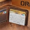 Laluminter Engraved Wallet Card Inserts for Husband Boyfriend Him, Anniversary Metal Gifts, Mini Love Note for Wife Girlfriend Her, Romantic Valentines Christmas Presents view 4