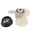 ARKDOZA 9 3/4x6 1/2 RH Prop Aluminum Outboard Propeller for Yamaha 9.9-15HP Outboard Motor Based on OEM 683-W4592-02-EL view 1